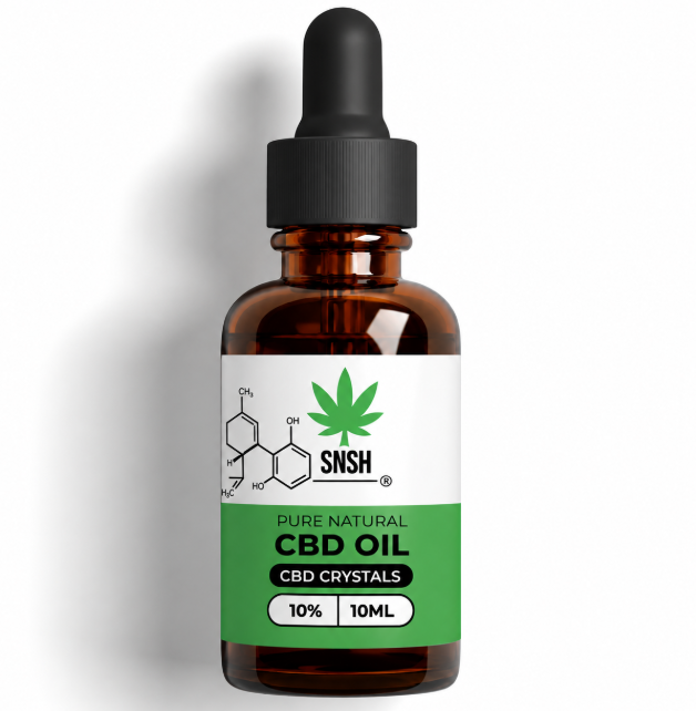 CBD Olie uit CBD Kristallen 10% – 10 ml