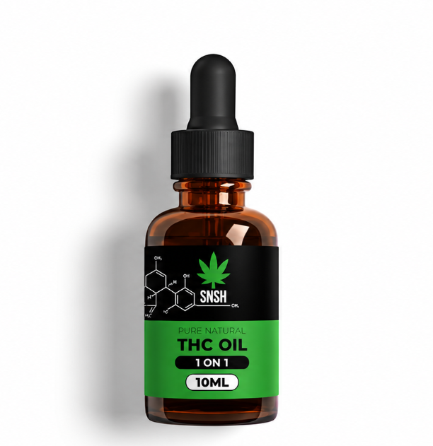 1 op 1 THC Olie Full Spectrum 10 ml