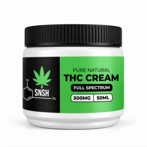 THC Crème Full Spectrum 500 mg THC en 120 mg CBD – 50 ml